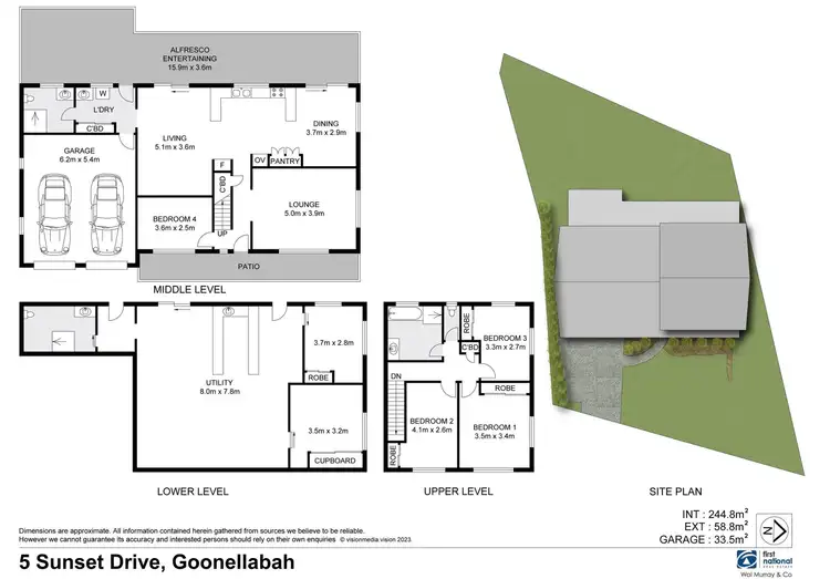 Floorplan of Homely house listing, 5 Sunset Drive, Goonellabah NSW 2480