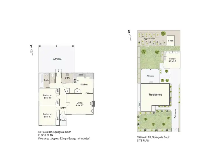 Floorplan of Homely house listing, 59 Harold Road, Springvale South VIC 3172