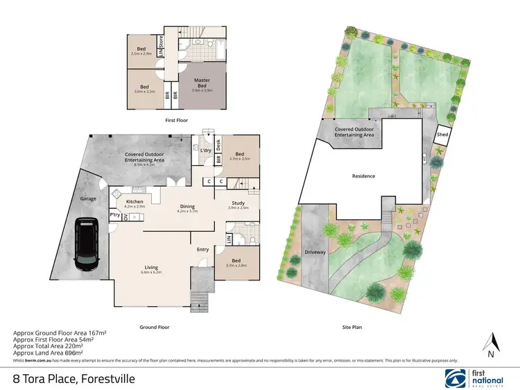 Floorplan of Homely house listing, 8 Tora Place, Forestville NSW 2087