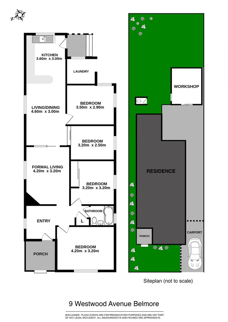 Floorplan of Homely house listing, 9 Westwood Avenue, Belmore NSW 2192