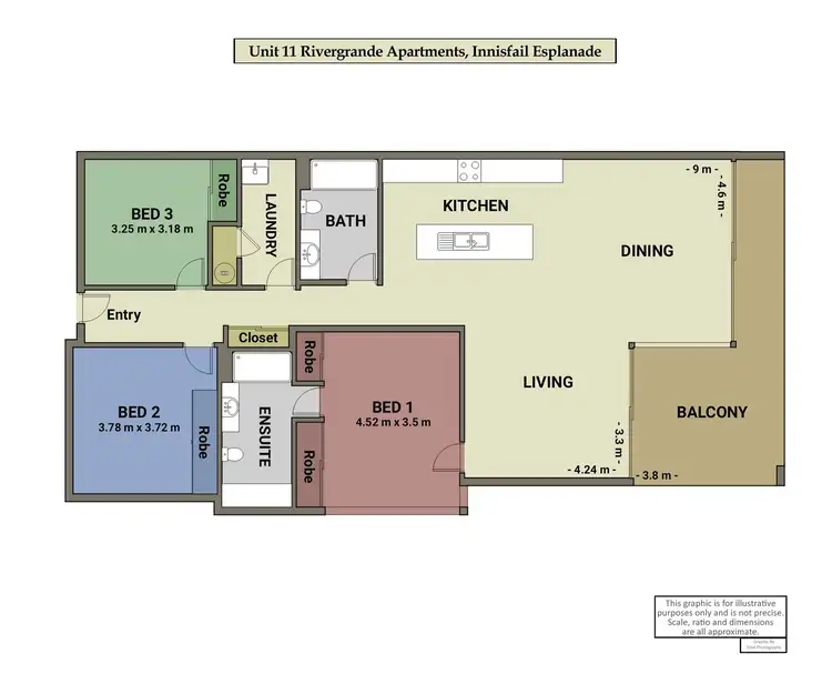Floorplan of Homely apartment listing, 11/30-32 Fitzgerald Esplanade, Innisfail QLD 4860