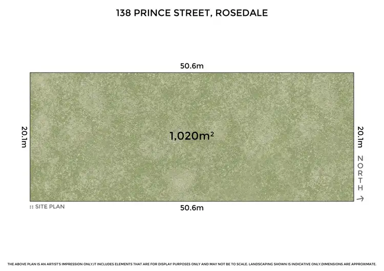 Floorplan of Homely land listing, 138 Prince Street, Rosedale VIC 3847