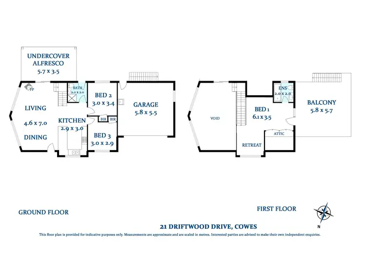 Floorplan of Homely house listing, 21 Driftwood Drive, Cowes VIC 3922