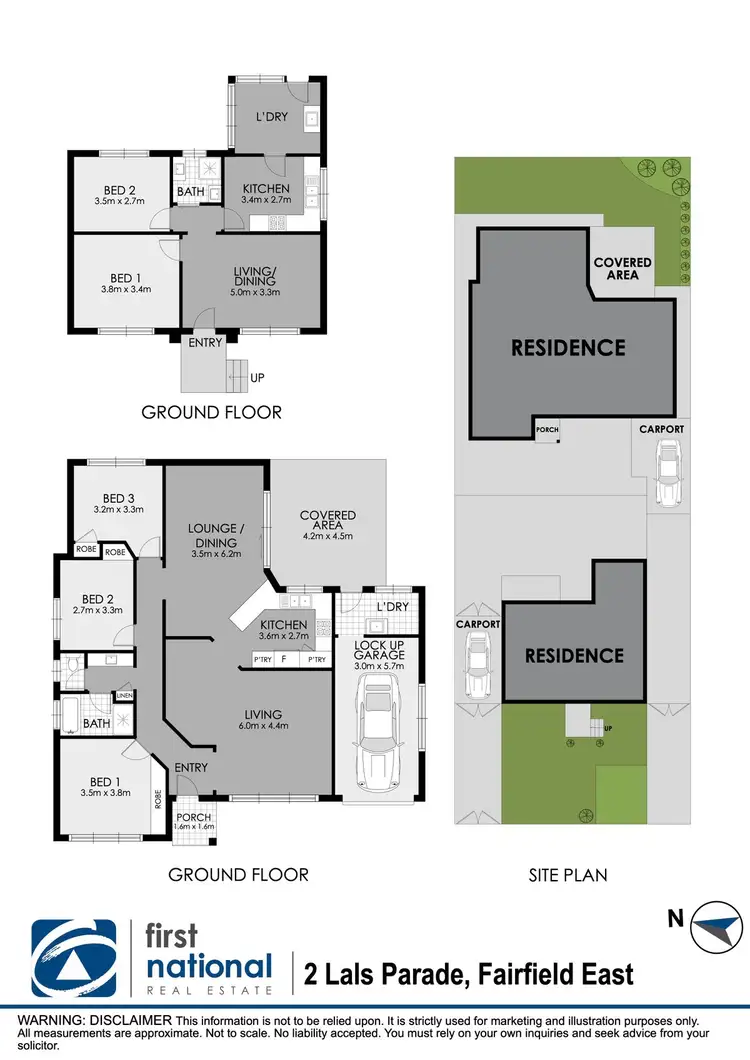 Floorplan of Homely house listing, 2 Lals Parade, Fairfield East NSW 2165