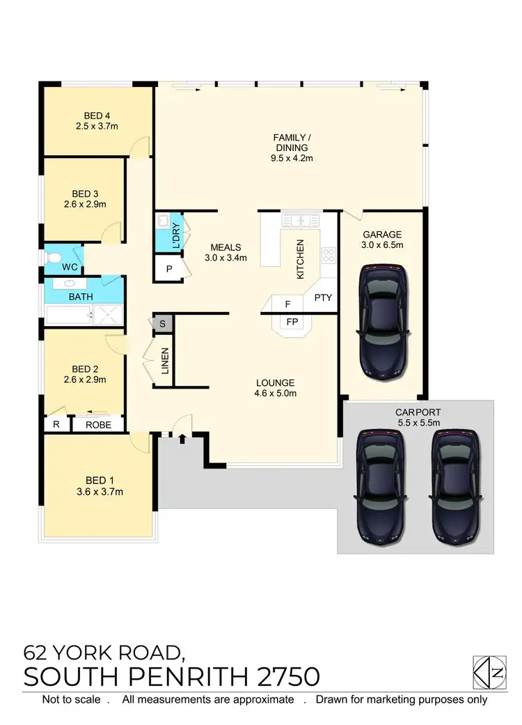 Floorplan of Homely house listing, 62 York Road, South Penrith NSW 2750