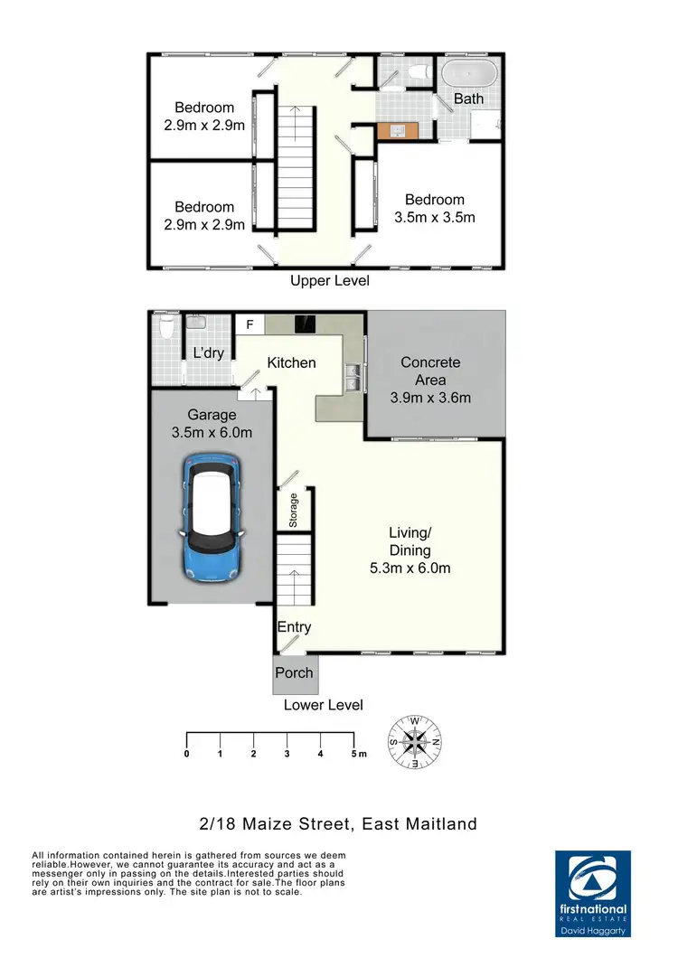 Floorplan of Homely house listing, 2/18 Maize Street, East Maitland NSW 2323