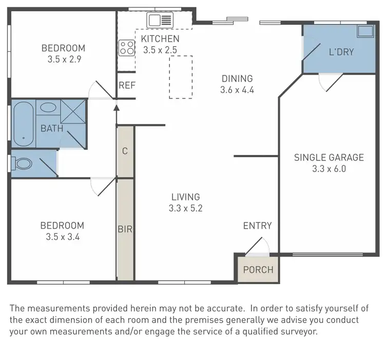 Floorplan of Homely unit listing, 1/14 Kiely Avenue, Werribee VIC 3030