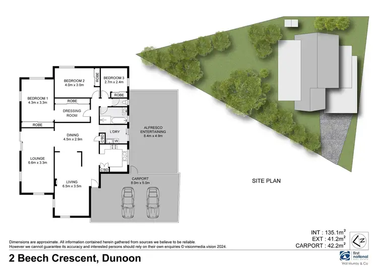 Floorplan of Homely house listing, 2 Beech Crescent, Dunoon NSW 2480