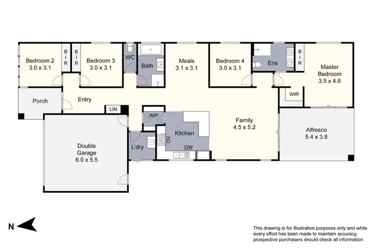 Floorplan of Homely house listing, 27 Ascot Place, Keysborough VIC 3173