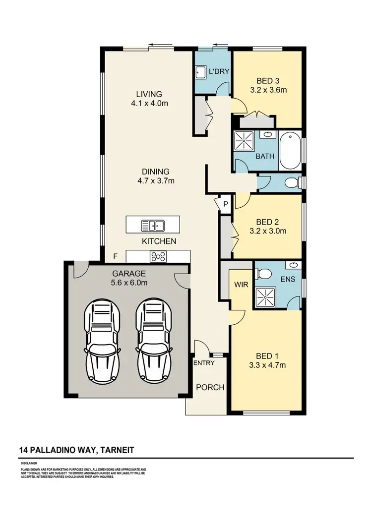 Floorplan of Homely house listing, 14 Palladino Way, Tarneit VIC 3029