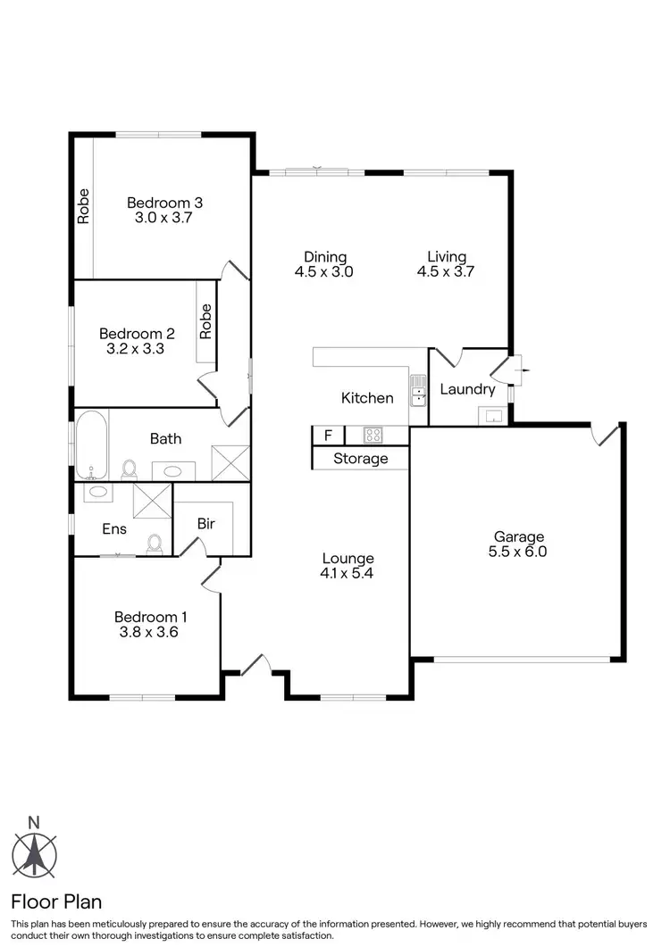 Floorplan of Homely townhouse listing, 12/92 Fersfield Road, Gisborne VIC 3437