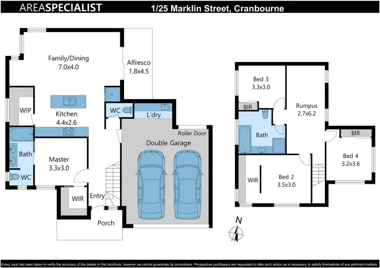 Floorplan of Homely house listing, 1/25 Marklin Street, Cranbourne VIC 3977