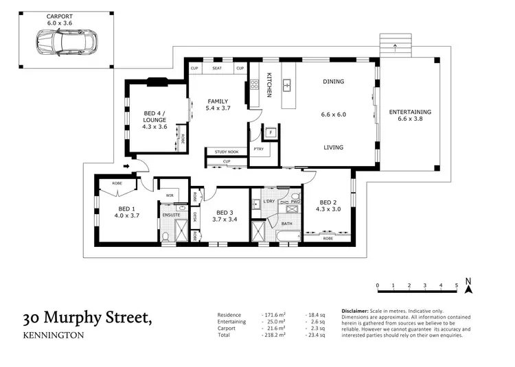 Floorplan of Homely house listing, 30 Murphy Street, Kennington VIC 3550