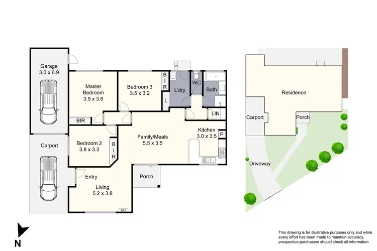 Floorplan of Homely unit listing, 1/21 Spring Road, Springvale South VIC 3172