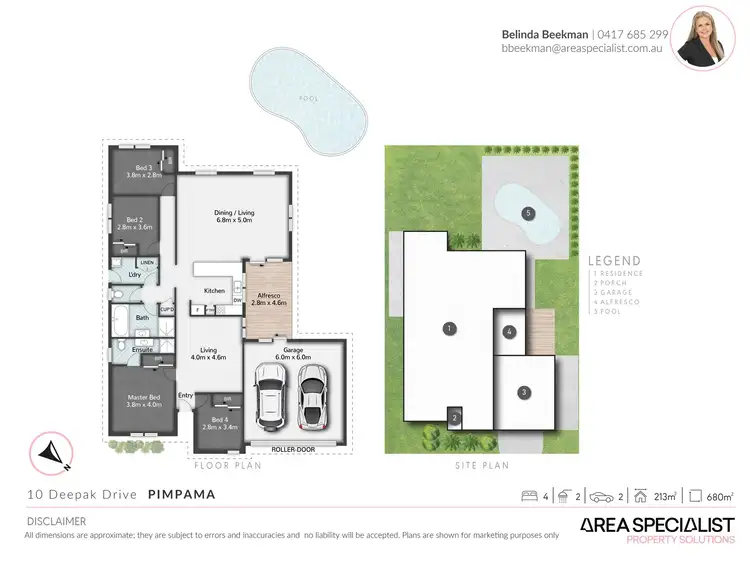 Floorplan of Homely house listing, 10 Deepak Drive, Pimpama QLD 4209
