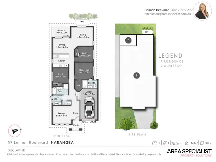 Floorplan of Homely house listing, 59 Lennon Boulevard, Narangba QLD 4504