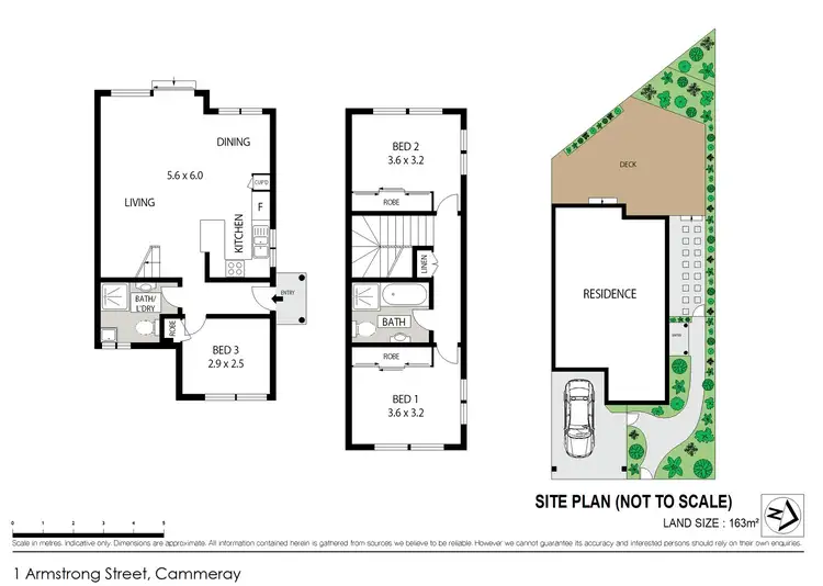 Floorplan of Homely semi-detached listing, 1/6 Armstrong Street, Cammeray NSW 2062