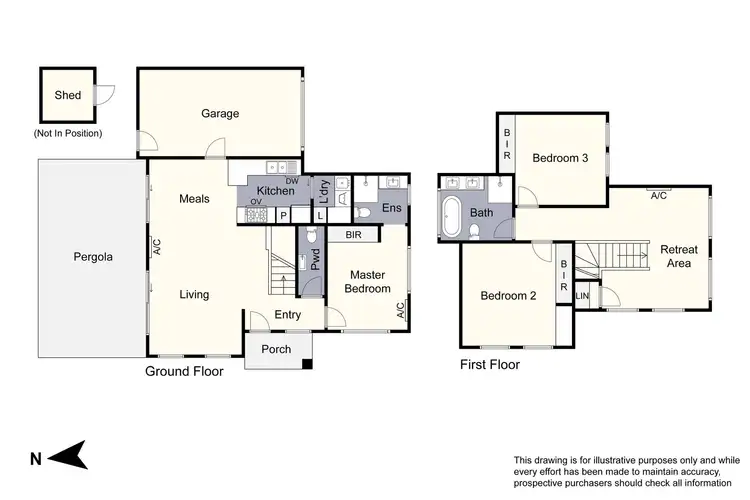 Floorplan of Homely townhouse listing, 1/19 Nockolds Crescent, Noble Park VIC 3174