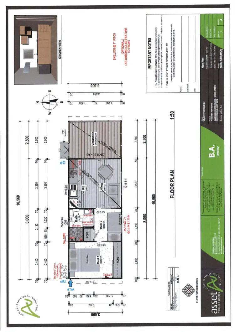 Floorplan of Homely rural property listing, 1713 Back Creek Road, Tenterfield NSW 2372