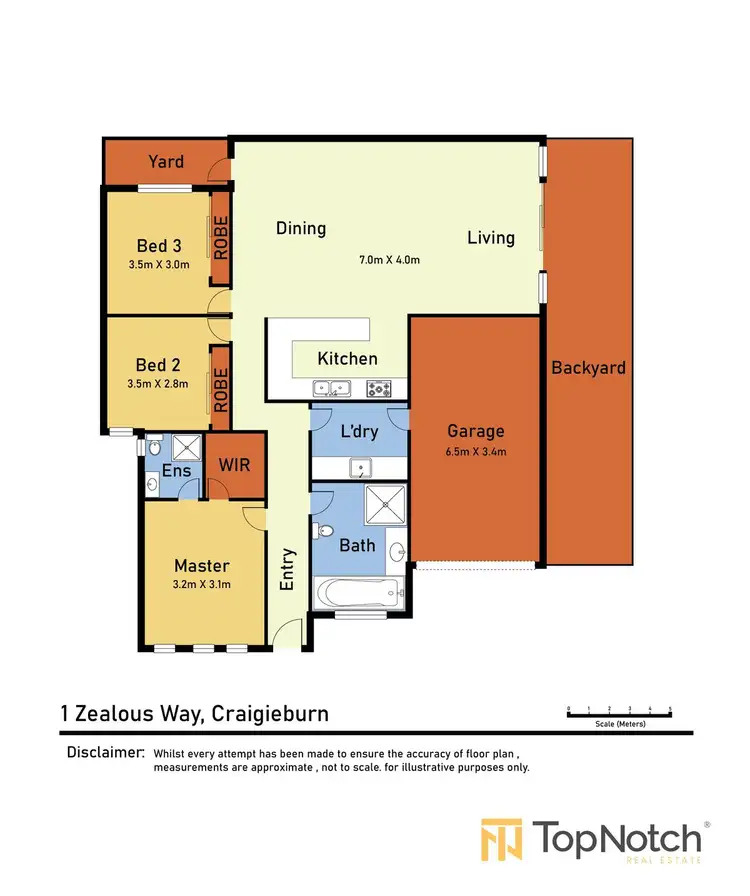 Floorplan of Homely house listing, 1 Zealous Way, Craigieburn VIC 3064
