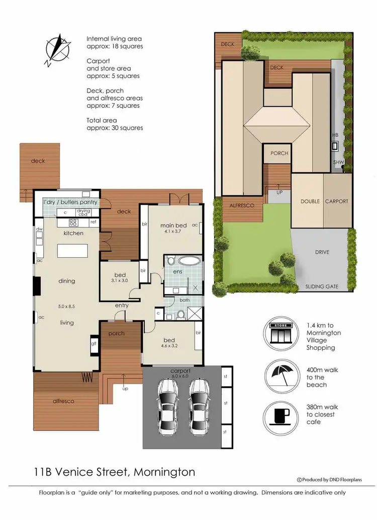 Floorplan of Homely house listing, 11B Venice Street, Mornington VIC 3931