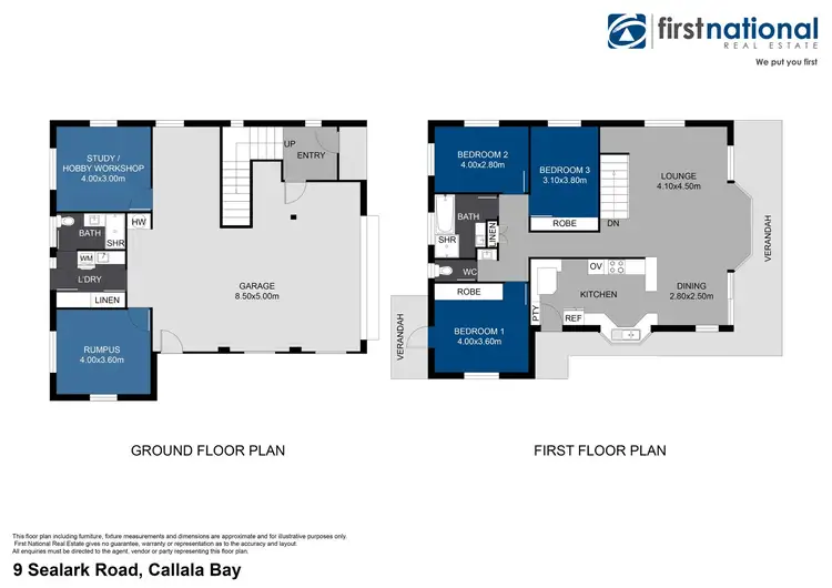 Floorplan of Homely house listing, 9 Sealark Road, Callala Bay NSW 2540
