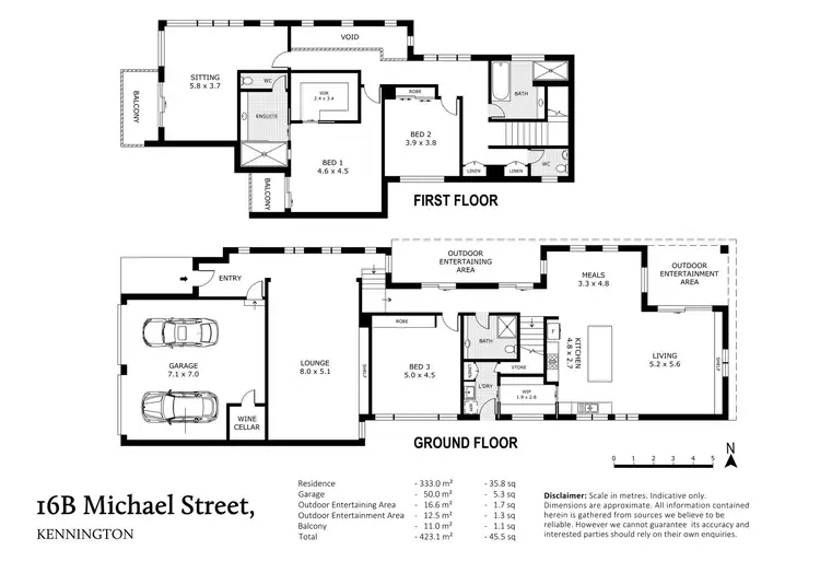 Floorplan of Homely house listing, 16B Michael Street, Kennington VIC 3550