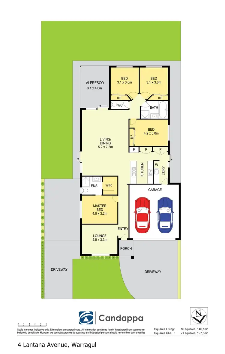 Floorplan of Homely house listing, 4 Lantana Avenue, Warragul VIC 3820