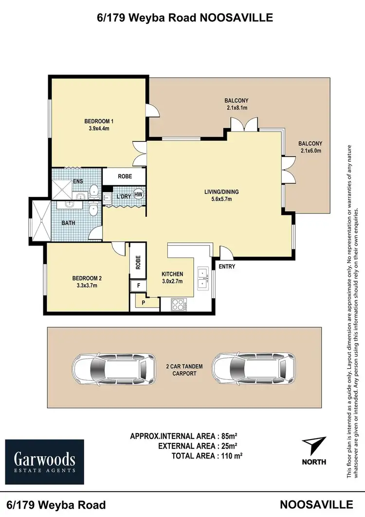 Floorplan of Homely apartment listing, 6/179 Weyba Road, Noosaville QLD 4566