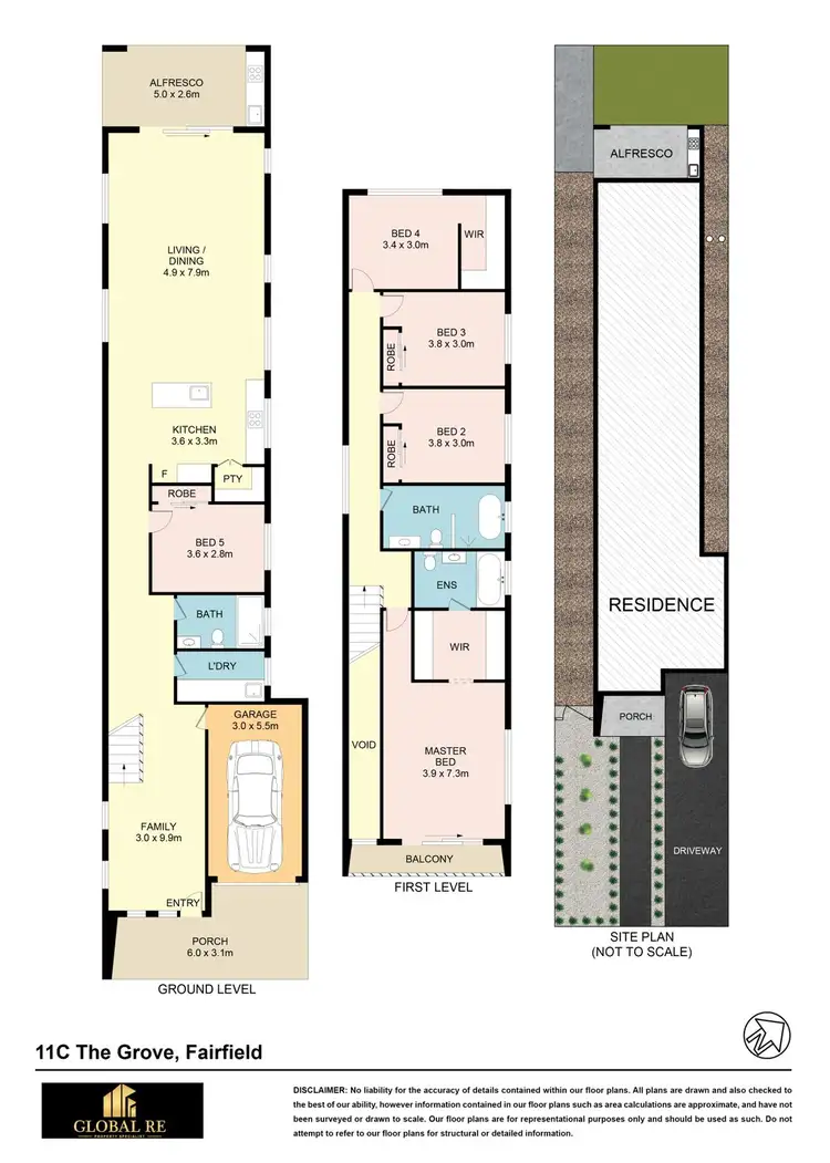 Floorplan of Homely house listing, 11B The Grove, Fairfield NSW 2165