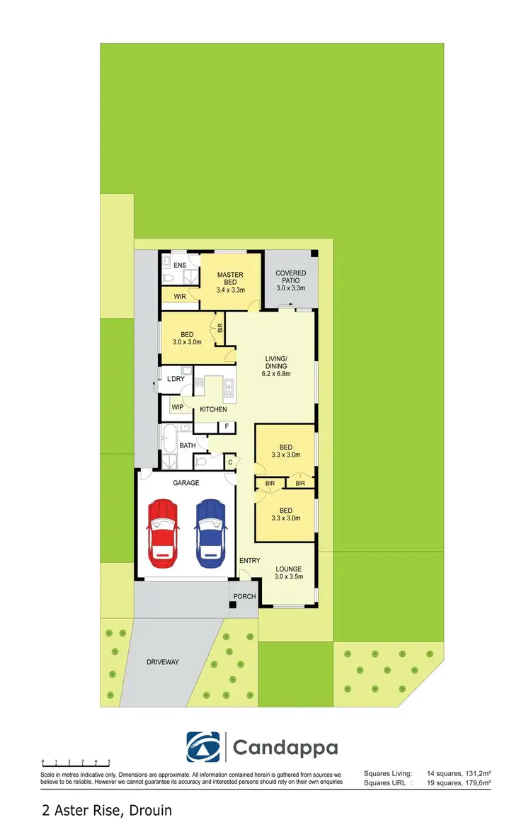 Floorplan of Homely house listing, 2 Aster Rise, Drouin VIC 3818