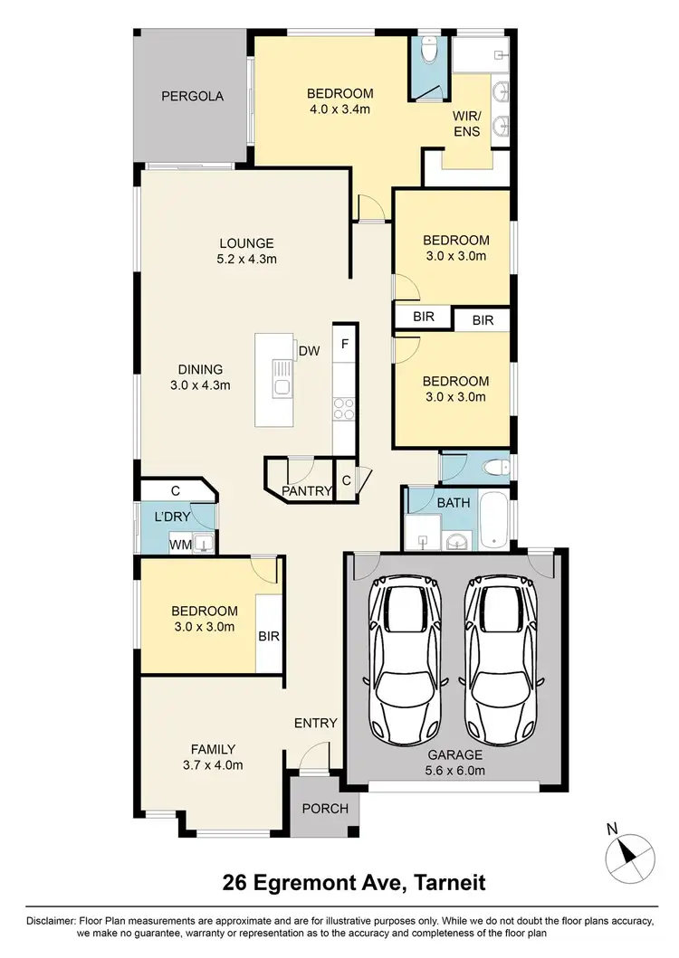 Floorplan of Homely house listing, 26 Egremont Avenue, Tarneit VIC 3029