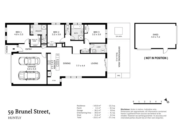 Floorplan of Homely house listing, 59 Brunel Street, Huntly VIC 3551