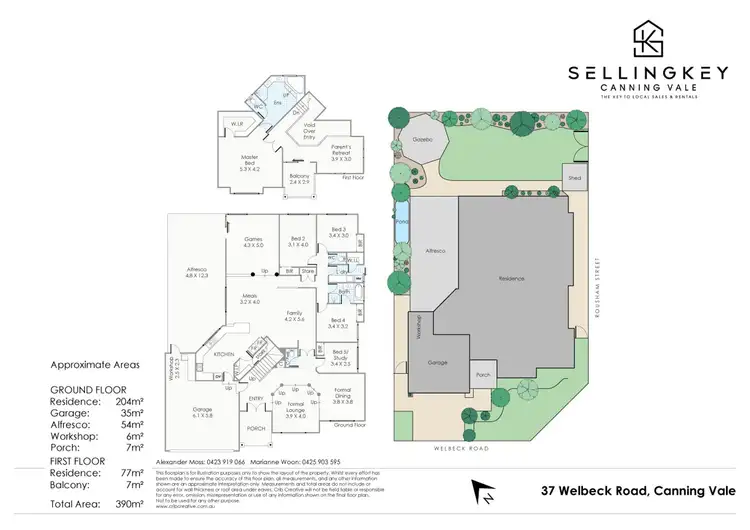 Floorplan of Homely house listing, 37 Welbeck Road, Canning Vale WA 6155