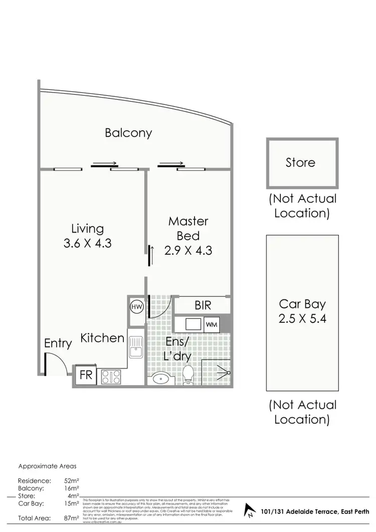 Floorplan of Homely other listing, 101/131 Adelaide Tce, East Perth WA 6004