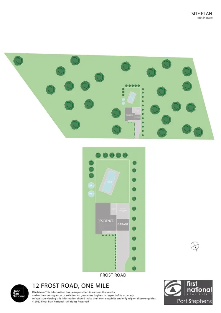 Floorplan of Homely house listing, 12 Frost Road, One Mile NSW 2316