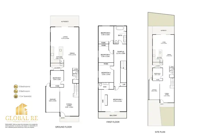 Floorplan of Homely semi-detached listing, 55 Madeline Street, Fairfield West NSW 2165