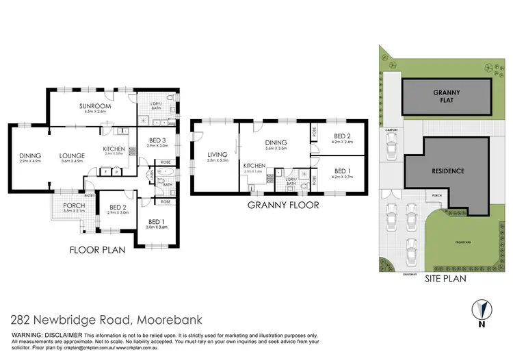 Floorplan of Homely house listing, 282 Newbridge Road, Moorebank NSW 2170