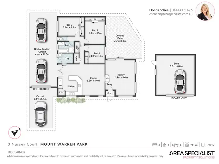 Floorplan of Homely house listing, 3 Nussey Court, Mount Warren Park QLD 4207