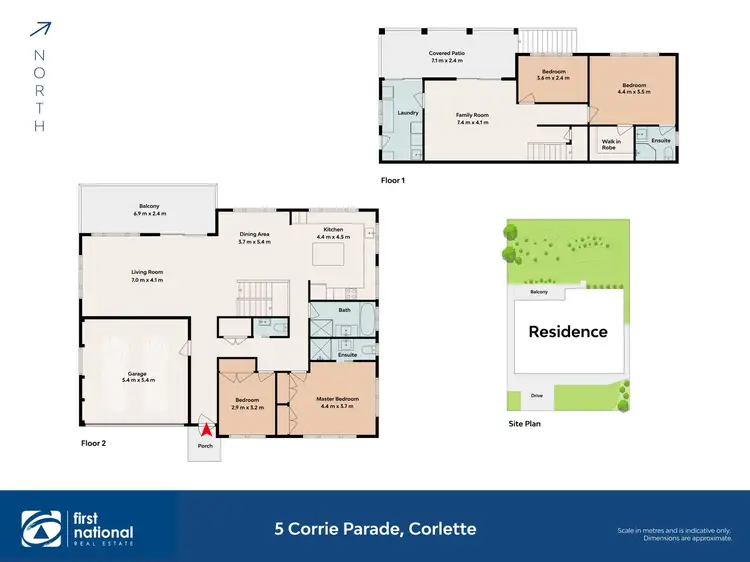 Floorplan of Homely house listing, 5 Corrie Parade, Corlette NSW 2315