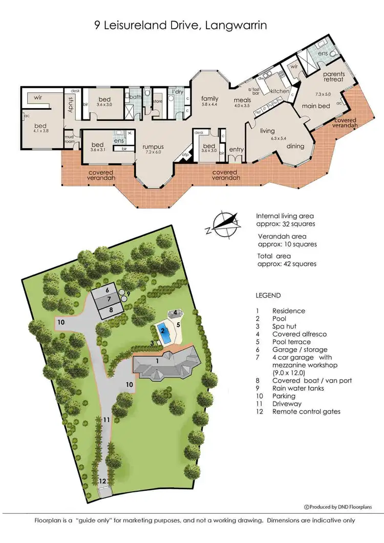 Floorplan of Homely rural property listing, 9 Leisureland Drive, Langwarrin VIC 3910