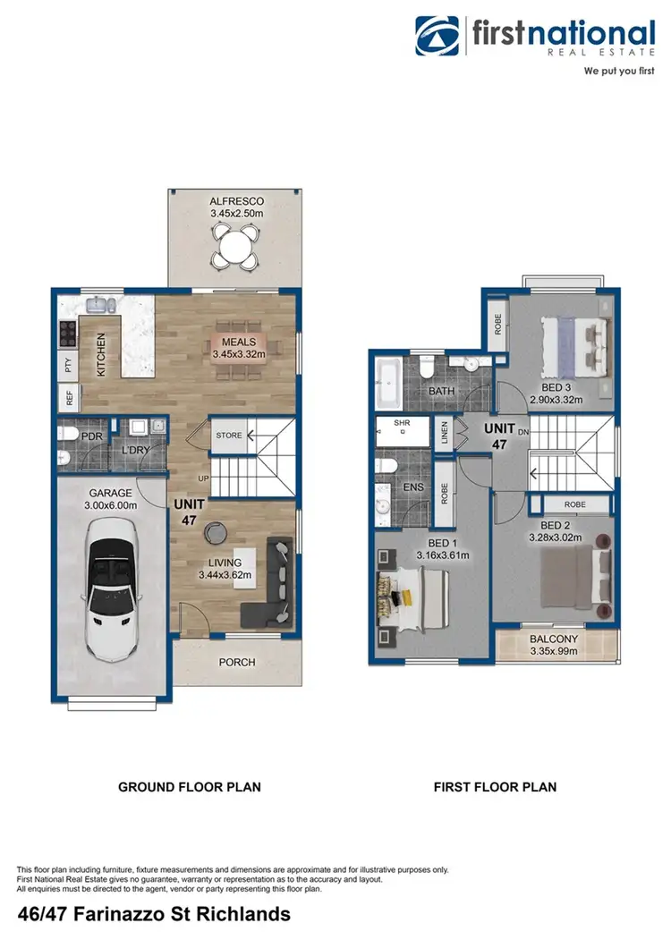 Floorplan of Homely house listing, 47/46 Farinazzo Street, Richlands QLD 4077