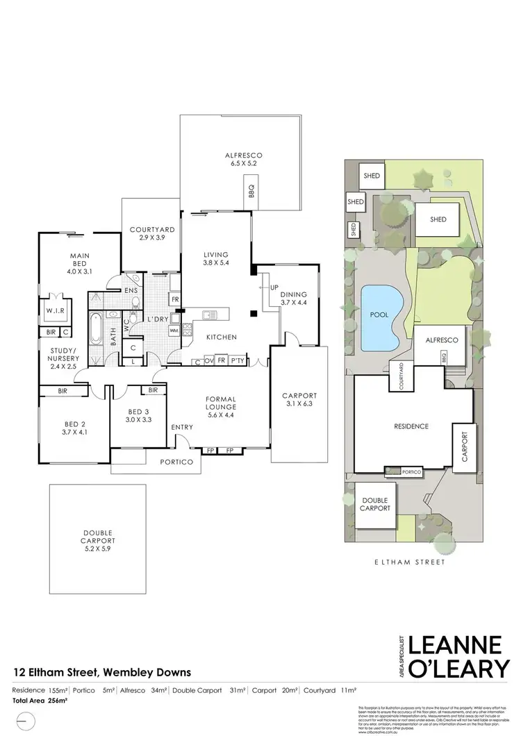 Floorplan of Homely house listing, 12 Eltham Street, Wembley Downs WA 6019