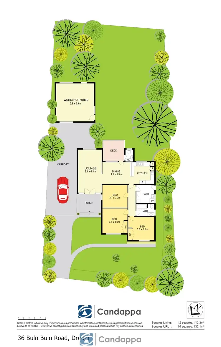 Floorplan of Homely house listing, 36 Buln Buln Road, Drouin VIC 3818