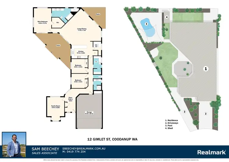 Floorplan of Homely house listing, 12 Gimlet Street, Coodanup WA 6210