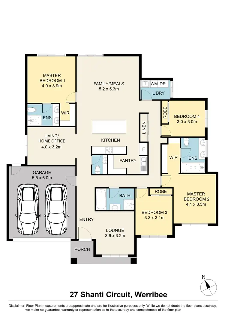 Floorplan of Homely house listing, 27 Shanti Circuit, Werribee VIC 3030
