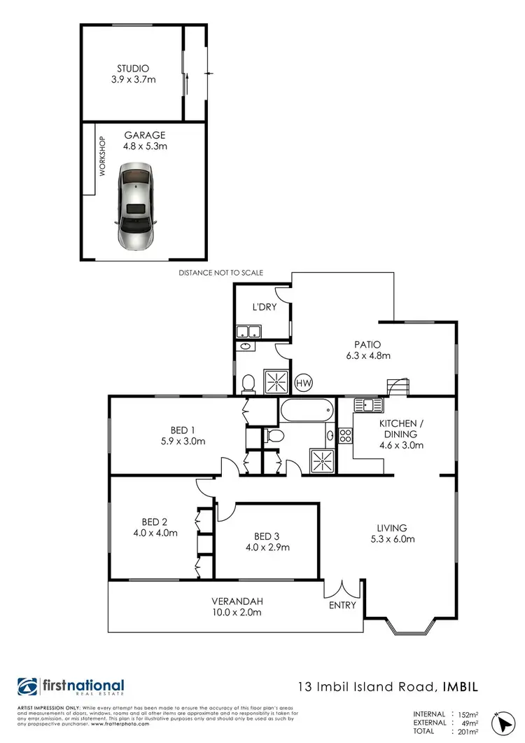 Floorplan of Homely house listing, 13 Imbil Island Road, Imbil QLD 4570