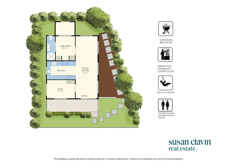 Floorplan of Homely retirement listing, 321/98 Bungower Road, Mornington VIC 3931