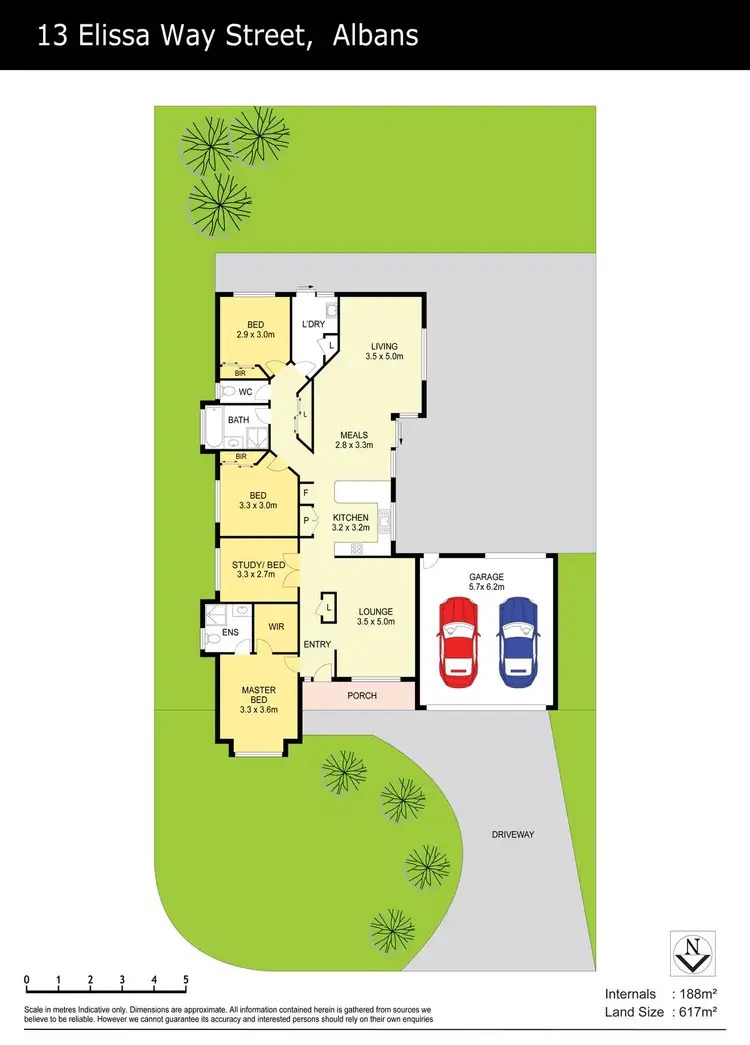Floorplan of Homely house listing, 13 Elissa Way, St Albans VIC 3021