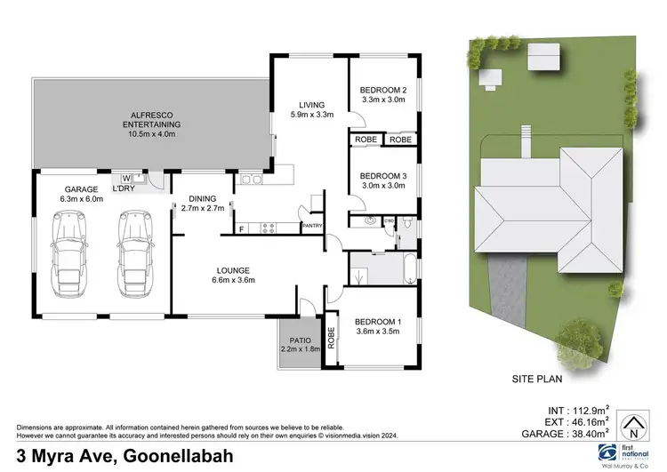 Floorplan of Homely house listing, 3 Myra Avenue, Goonellabah NSW 2480